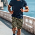 thumbnail image 3 of XYZCANDO His and Hers Matching Swimwear Set Fish Camouflage Print Beach Trunks for Men & Crisscross Back Bikini for Women Couple Beachwear for Vacation Honeymoon Pool Party Summer Beach Outfit, 3 of 6