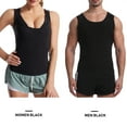 thumbnail image 1 of Men Sweat Sauna Shaper Vest Stretchable Bodycon Yoga Running Gym Compression Shapewear, 1 of 8