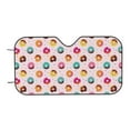 thumbnail image 7 of Fotbe Colorful Donuts Car Windshield Sunshade | Sun Visor Protector Front Window Shade, Keeps Out UV Rays, Keeps Your Vehicle Cool-Medium, 7 of 7