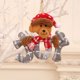 thumbnail image 1 of Adorno navideño colgante para decoración del hogar, muñeco de nieve, Papá Noel, alce, copo de nieve, regalo de Navidad artesanal, festiva, Año Nuevo, 1 of 4