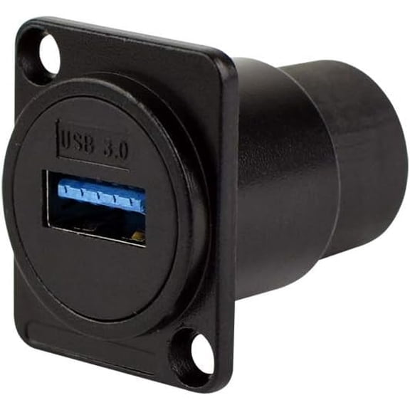 Bescoos Type-D Series USB  Passthrough Panel-Mount Connector (USB3.0,1Pcs)