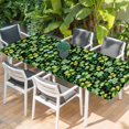 thumbnail image 2 of St. Patrick's Day Table Cloths for 8 Foot Rectangle Tables, Watercolor Lucky Shamrocks Spring Leaves Patio Waterproof Elastic Fitted Tablecloths, Washable Rectangular Table Cover for Camping, 2 of 8