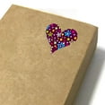 thumbnail image 5 of Royal Green Valentines Stickers Heart Mix Patterns Stars, Flowers, Stripes and Dots - 200 Pack, 5 of 8