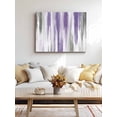 thumbnail image 4 of Purple Gray Wall Art for Living Room,Canvas Picture Wall Decor for Bathroom Bedroom,Vintage Country Abstract Gradient Aesthetic Painting Artwork for Office Kitchen Hallway Dining Room Decor 20"x24", 4 of 8