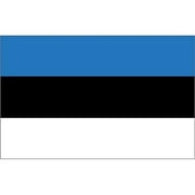 Annin Flagmakers 221343 3 ft. x 5 ft. Nyl-Glo Estonia Flag