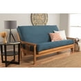 thumbnail image 5 of Somette  Monterey Sofa in Butternut Finish with Removable Suede Mattress Cover Suede Gray, 5 of 5