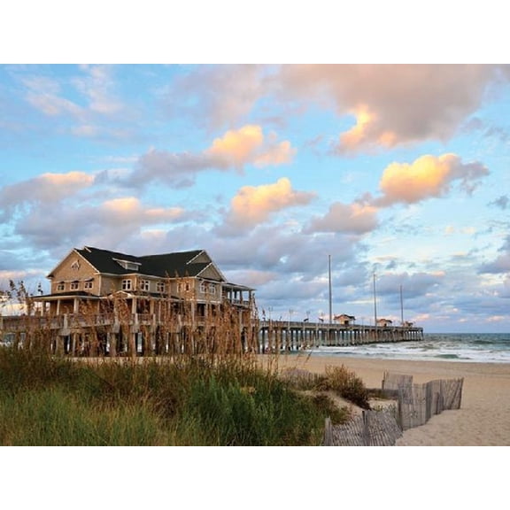 Heritage Puzzle Inc. Jannette's Pier Jigsaw Puzzle (550-Piece)