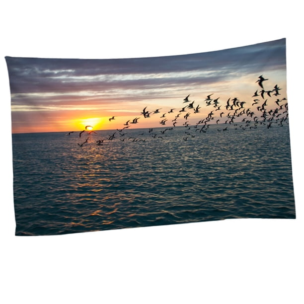 Tapiz para colgar en la pared Tapiz azul Tapiz de surf Tapiz bohemio para colgar 200x150cm