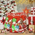 thumbnail image 6 of Saiise Mario Print Christmas Drawstring Bags Xmas Bags Linen Treat Bags for Christmas Party Favor, 6 of 8