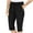 B78 Black women's pants clearance under $5, variant on Women Capris Under $5! Cagogo Womens Capris with Pockets Loose Fit Casual Capri Pants Dressy Lightweight Ladies Baggy Cargo Capri Pant Outdoor Athletic Joggers Hiking Pants