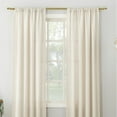 thumbnail image 3 of Ridicili 5/8" Telescoping Double Curtain Rods with Reticulated Ball Finials, Gold, 28"-48", 5/8 Inches Front and 1/2 Inches Back Double Window Drapery Rod, 3 of 6