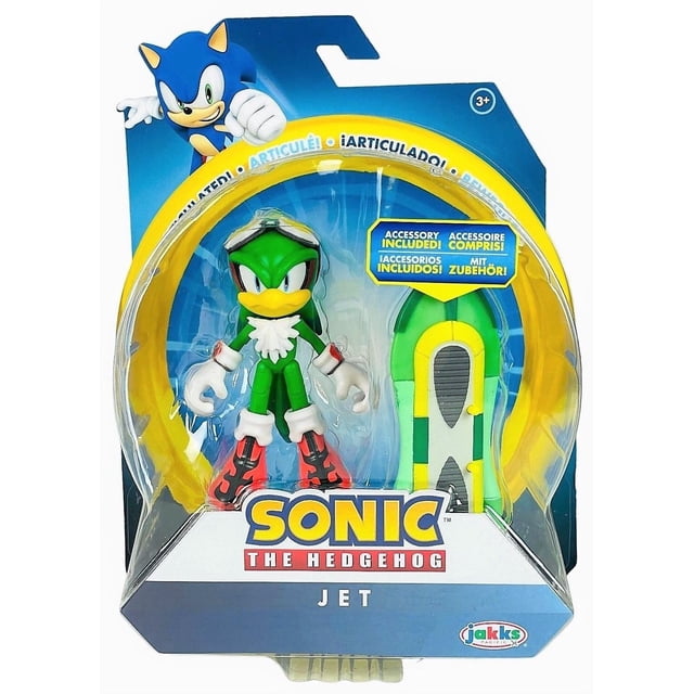 Figura de acción Sonic The Hedgehog Jet 10 cm articulada