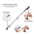 thumbnail image 4 of Cuticle Pusher, 3PCS Gel Nail Polish Cuticle Remover Nail Cuticle Pusher Stainless Steel Manicure Pedicure Tools Metal Cuticle Peeler Scraper for Fingernails and Toenails, 4 of 6