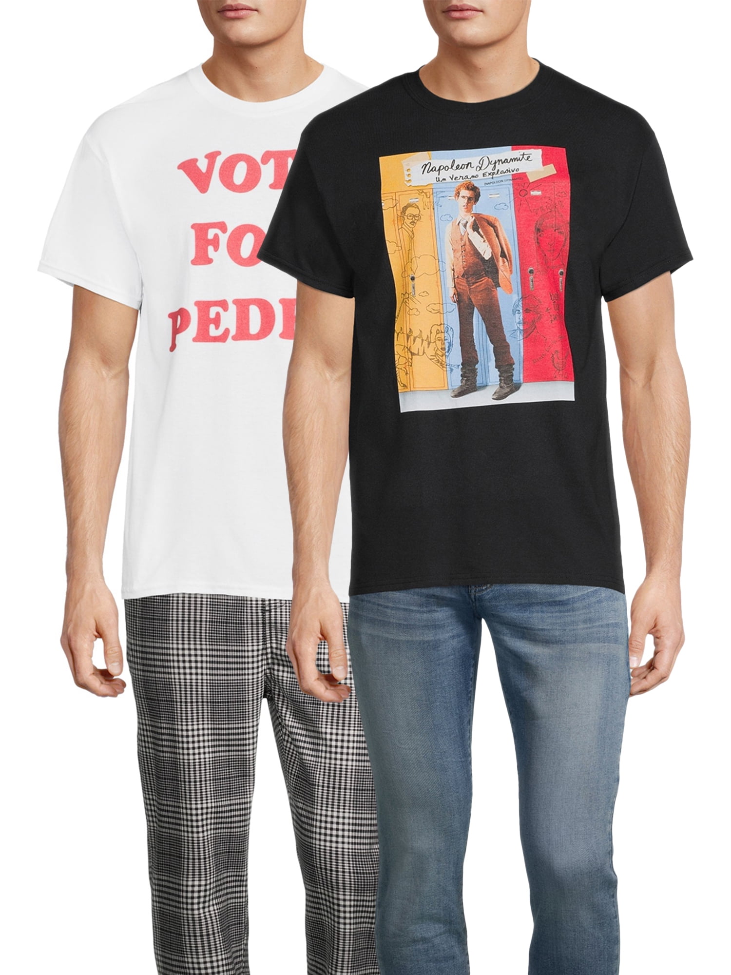 Napoleon Dynamite Chilling On The Couch Wearing Vote For Pedro Adult T Shirt 
