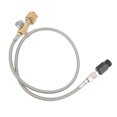 thumbnail image 4 of Kit De Estación De Recarga De Soda, Adaptador De Recarga De Tanque De CO2 Trenza De Acero Inoxidable Sin Fugas CGA320 A TR21 4 Con Juntas Para Máquina De Fabricación De Soda ANGGREK Soda Refill Adapter Hose, 4 of 8
