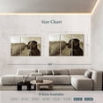 thumbnail image 4 of Elephant Stock Black Lab At The Beach Wall Art - Horizontal Multi Panel Canvas - Living Room Wall Decor - Animal Multi Panel - Black And Brown Decor By Jim Dratfield - 65" x 42", 4 of 8