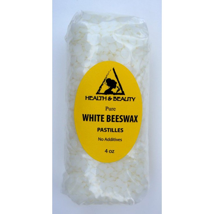 WHITE BEESWAX BEES WAX ORGANIC PASTILLES BEARDS PREMIUM 100 PURE 4 OZ