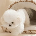 thumbnail image 3 of Pet Nest Thickened And Warm In Winter, Curved House Nest For Dogs And Cats, Dog Nest For Dogs, 3 of 6