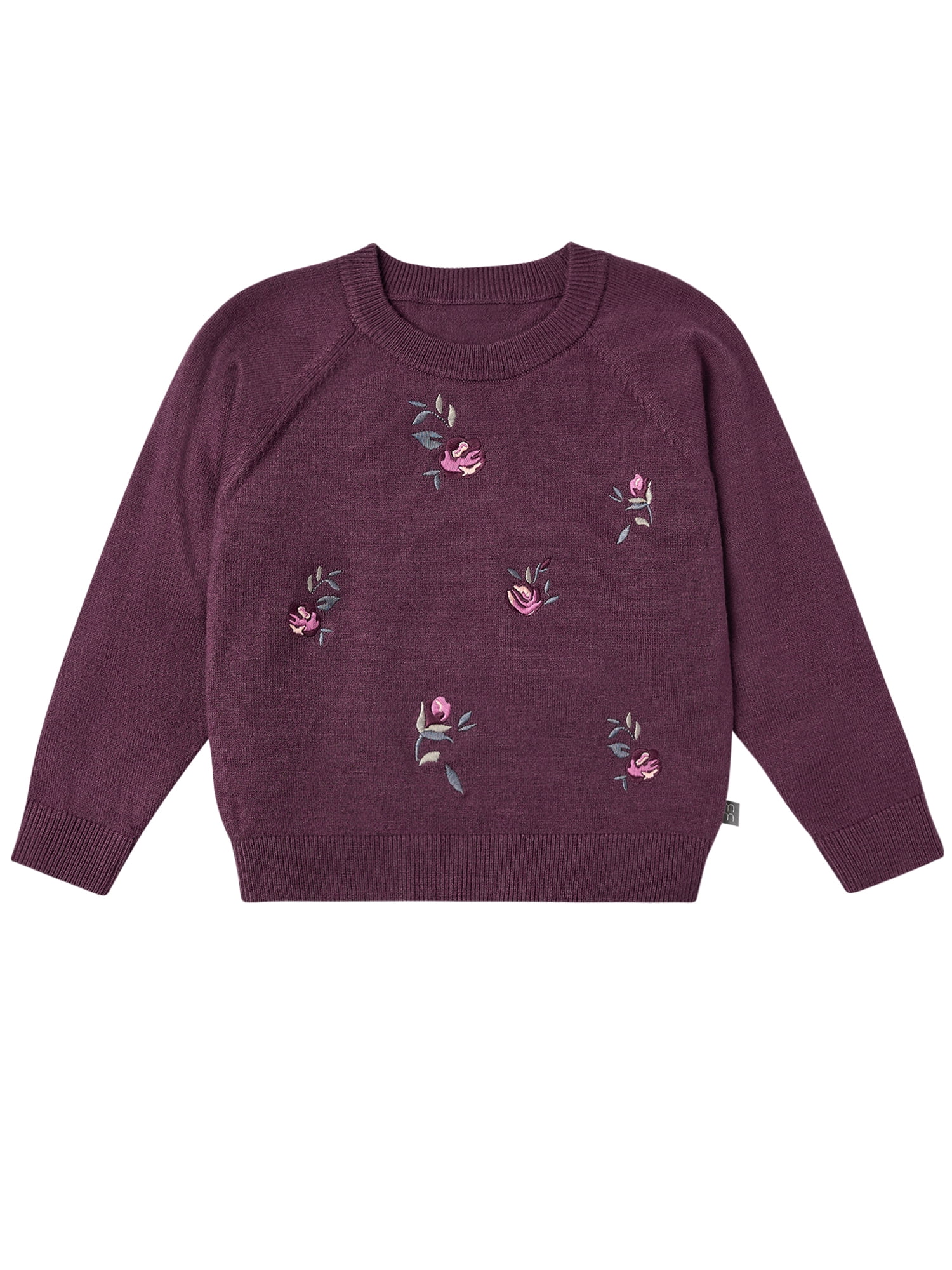 Modern Moments by Gerber Toddler Girl Embroidered Sweater Set, 2-Piece, Sizes 12 Months - 5T