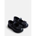 thumbnail image 2 of Wonder Nation Toddler Girls Sparkly Bow Mary Jane Flats, 2 of 4