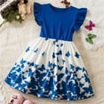 thumbnail image 2 of YunPes Girl's Floral Tutu Dresses Ruffle Sleeveless Summer Bowknot A Line Birthday Princess Dress Toddler Cute Clothes, 2 of 4