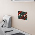 thumbnail image 5 of Yayeee Toggle Light Switch Wall Plate 3-Gang 6.37"x4.48" Decorative Outlet Cover, Green Stars Abstract, 5 of 7