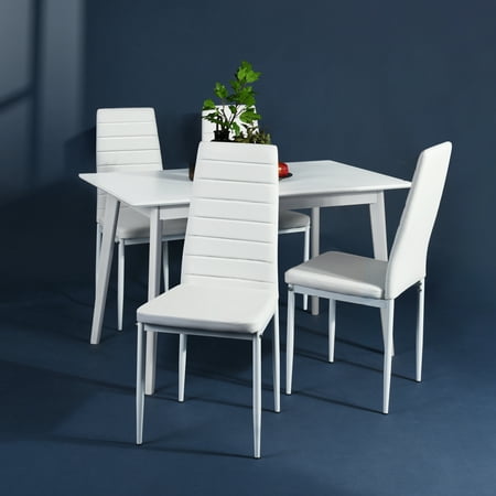 Furniturer Dining Chair Set Of 6 White Walmart Canada