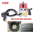 thumbnail image 4 of Tire Groover Tread Cutting Machine Rubber Cutter Tyre Regroover Grooving Tool W/Blade AC110V 350W, 4 of 13