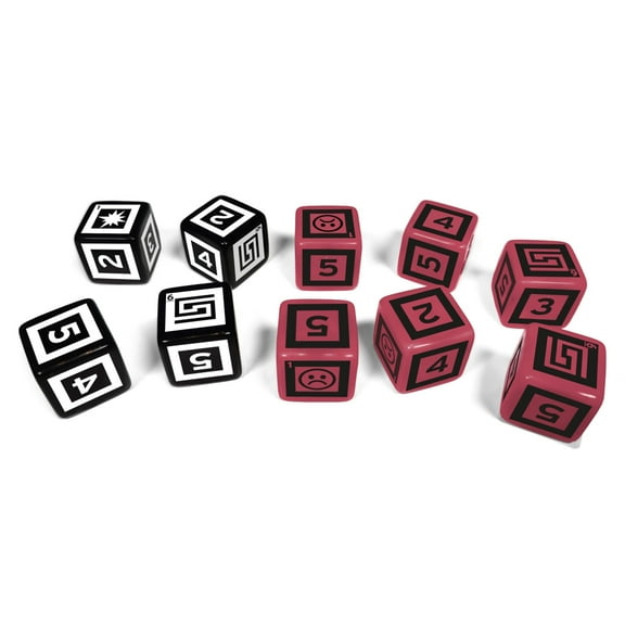 Dice Set for The Electric State Tabletop Roleplaying Game, 10 Six-Sided Dice RPG Fantasy Adventure