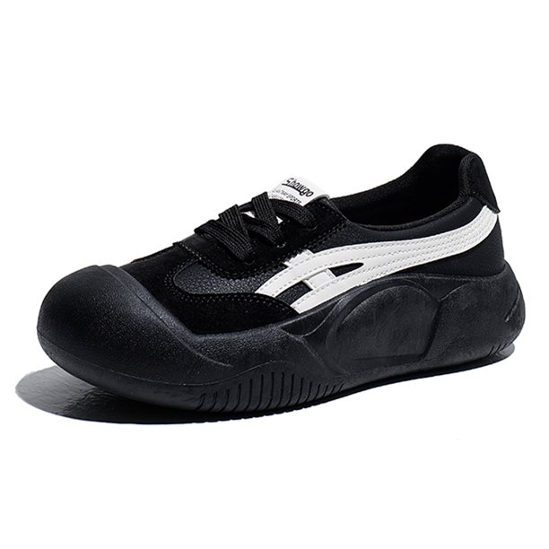 Casuales Zapatos Tenis para Plataforma Mujeres Con Cordones Transpirables Interiores Al Aire Libre