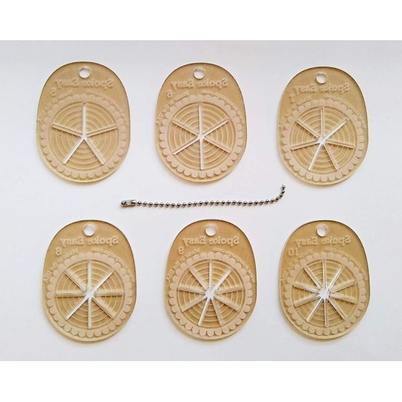Plantillas de costura creativa de Sue Spargo: juego de seis piezas Spoke Easy''