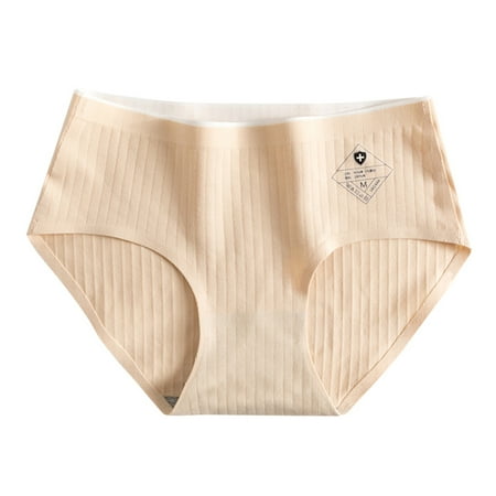 

Yubnlvae Breathable Small Fresh Cotton Trackless Girls New Comfortable Women s Underwear