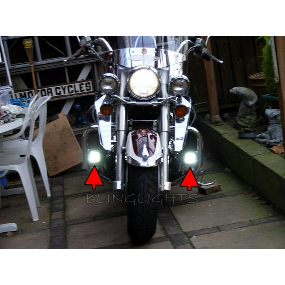 For The Yamaha DragStar V Star XVS LED Driving Lights Fog Lamps Drivinglights Foglamps Foglights Kit