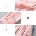thumbnail image 4 of Povozer Girls Leggings Toddler Girls Pants School Uniform Pants Skirt Leggings(Pink,3-4Y), 4 of 6