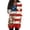 #005#-Deep Red, variant on Usa Flag Shirts for Women: Crewneck Patriotic Shirt Vintage American Flag Graphic Usa Graphic Plus Size Tops for Womens Multicolor S