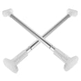 thumbnail image 4 of FUTUREORYY 2Pcs Heavy Duty Adjustable Closet Rods Stainless Steel Clothes Hanging Rods for Home, 4 of 7