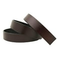 thumbnail image 4 of Men's Replacement Ratchet Strap Webbing 1 3/8" Width Dress Webbing Holeless Belt Brown, 4 of 8