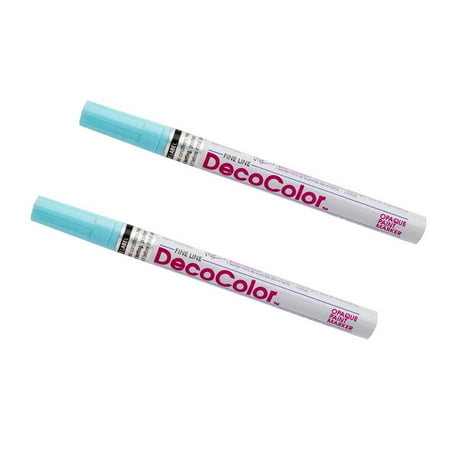 UPC: 0842497157849 | Marvy Uchida Fine Line Opaque Paint Markers Pale Blue 2/Pack