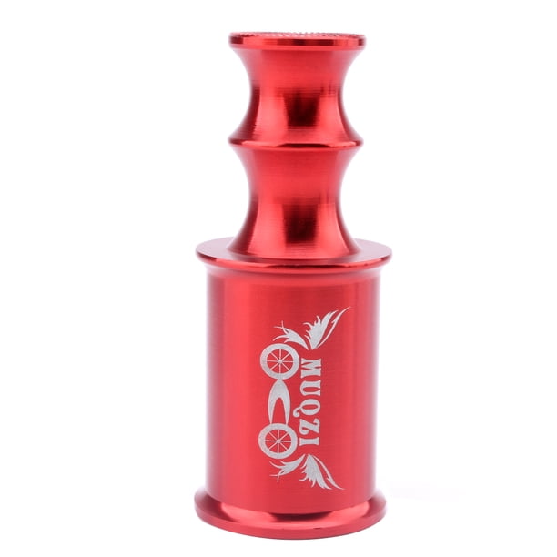 Cubo de bicicleta de liberación rápida, soporte de lámpara de rueda de eje, protección de desviador trasero rojo Cola Soporte de la lámpara de la rueda de la bicicleta