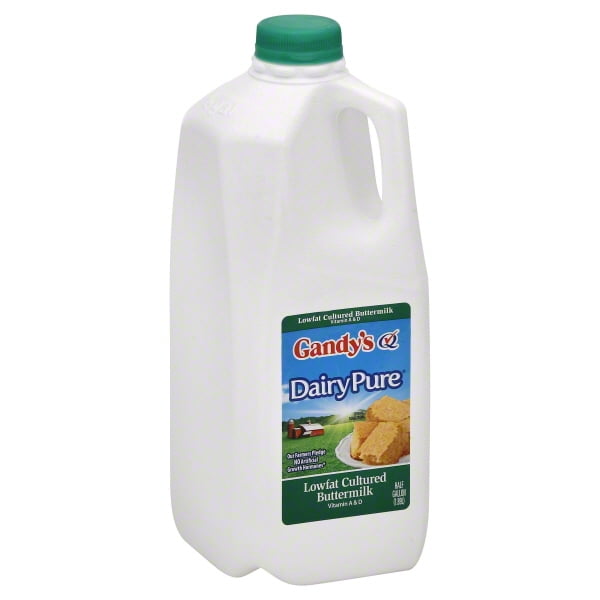 Gandy's Dairy Pure LowFat Buttermilk, Half Gallon