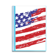 thumbnail image 1 of La bandera de barras y estrellas Unidos país específico Carpeta combinada de protección de páginas, 1 of 3