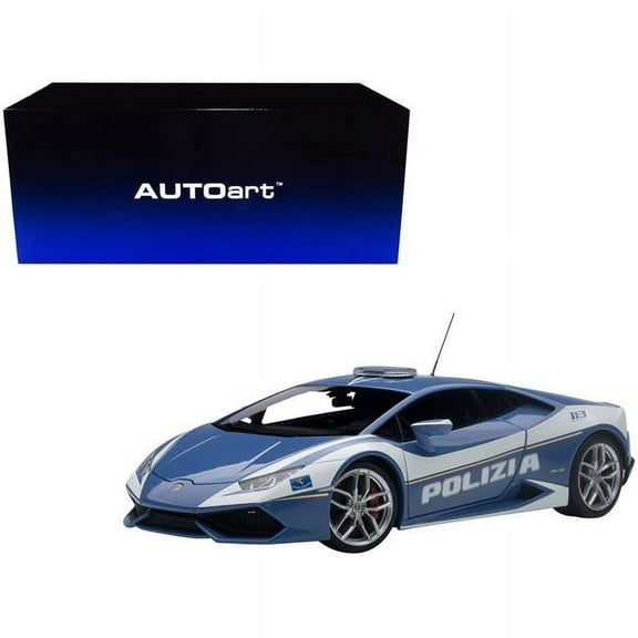 Autoart 74609 Lamborghini Huracan LP610 Police 1-18 Scale Model Car