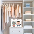 thumbnail image 6 of Foldable Fabric Storage Bin With Handle Collapsible Basket Box Storage With Lid Organizer Cat Couple Holding Hands, 6 of 7