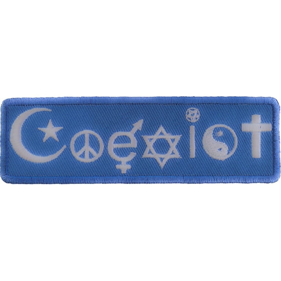 Coexist Iron on Morale Patch