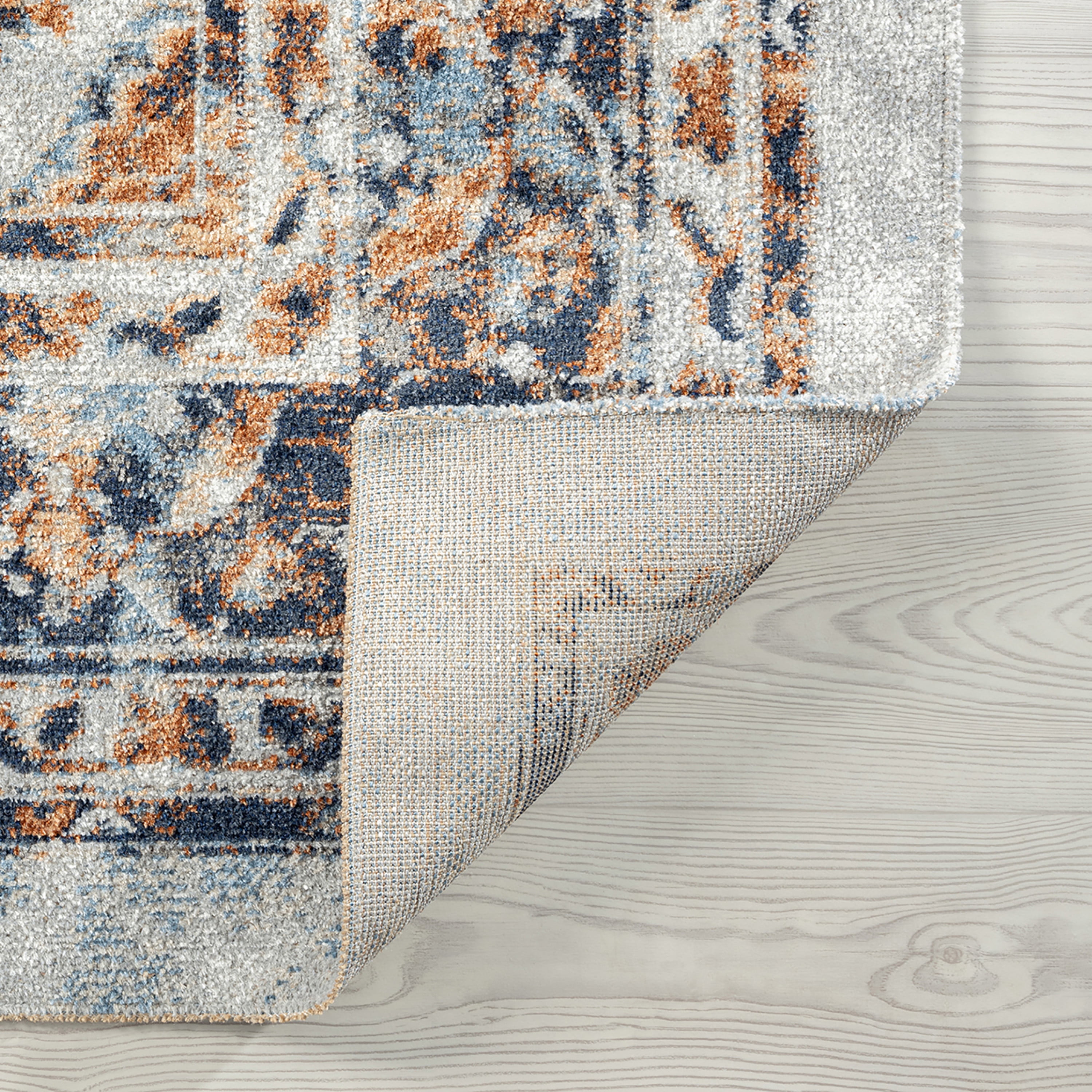 Traditional 9x12 Area Rug (8'9'' x 11'3'') Border Cream, Cream Living Room Easy to Clean