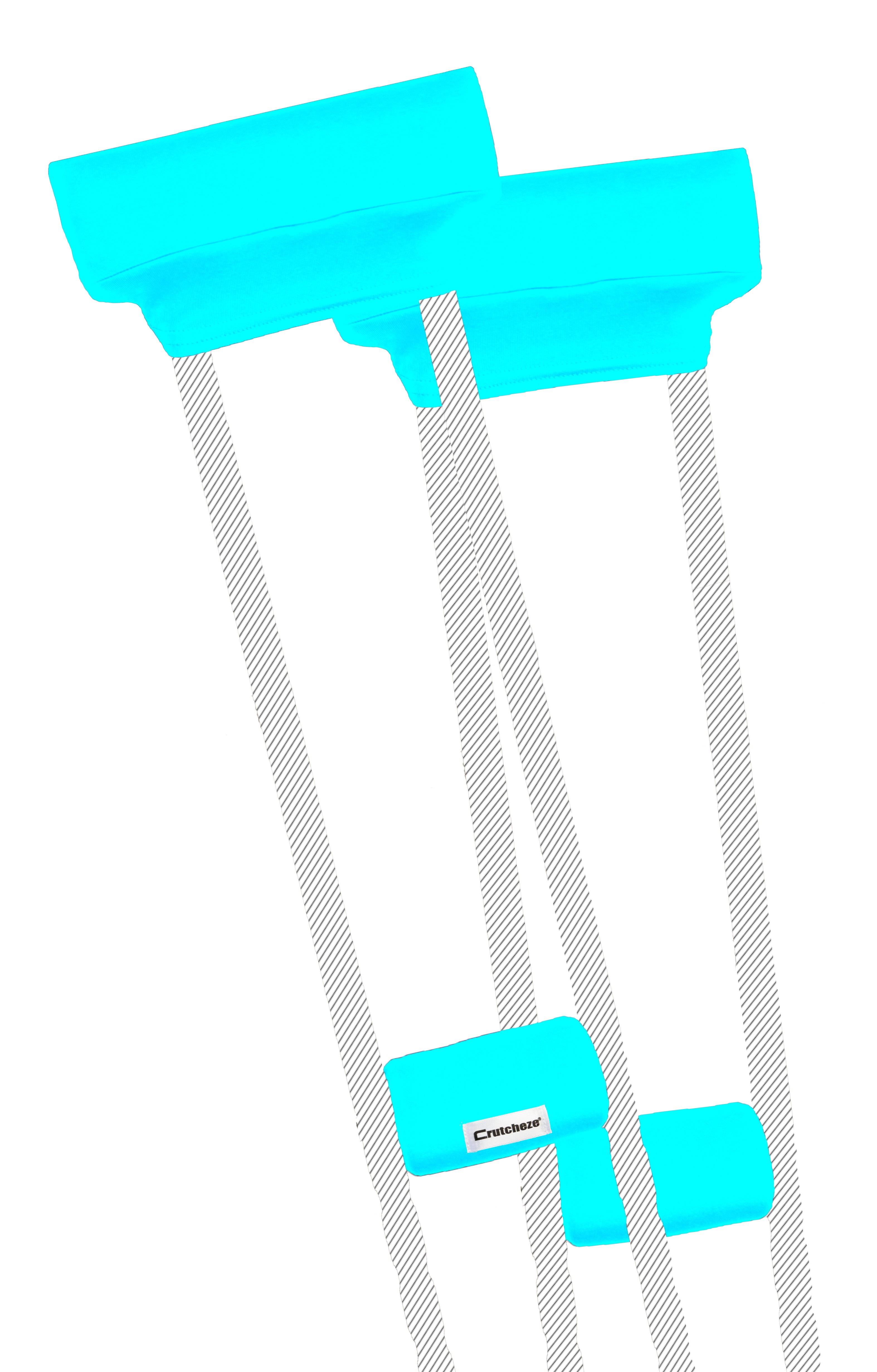 Crutch Pads & Hand Grip Covers Antibacterial with Crutch Holder