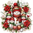 thumbnail image 2 of Christmas Diamond Art Set Special Shape Snowman DIY Kit, 2 of 5