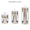 thumbnail image 2 of Contenedor HUT Simple Kitchen 1 Litro Acero Inoxidable, 2 of 2