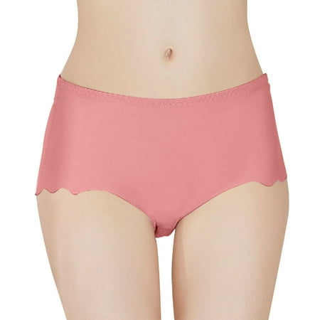

Underwear Briefs for Women High Waist Ice Silk Soft Breathable Panties