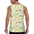 thumbnail image 3 of Gaeub Dachshund Dog Puppy Men's Athletic Tank Top, Workout Sleeveless Shirts, Running Tank Tops for Gym, Running, Training - Large, 3 of 9